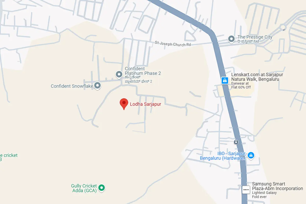 Lodha Sarjapur Location